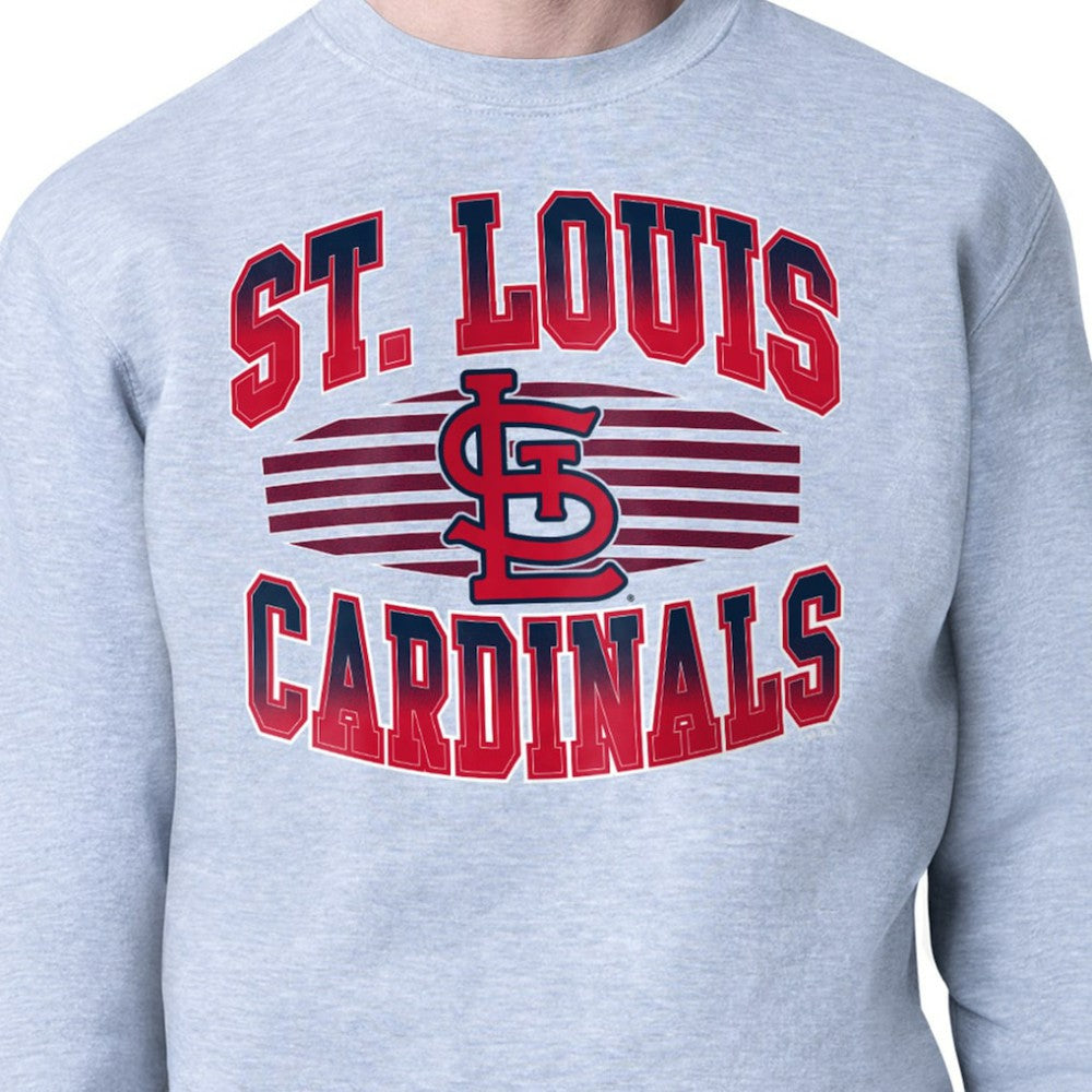 MLB St. Louis Cardinals Starter Team Grit Graphic Fleece Pullover Sweatshirt