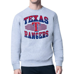 MLB Texas Rangers Starter Team Grit Graphic Fleece Pullover Sweatshirt