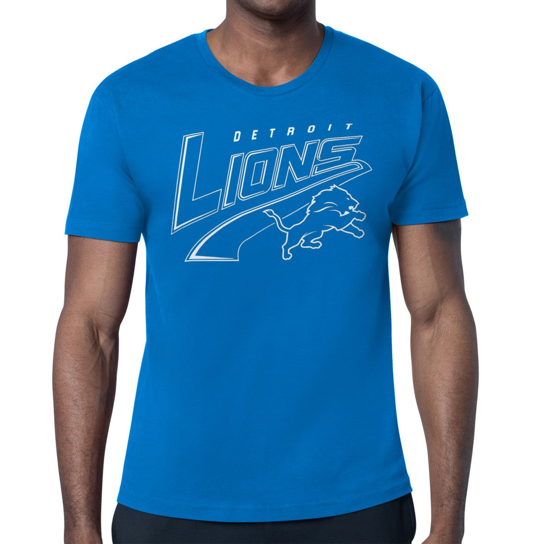 Starter Modern Tailsweep Graphic T-Shirt - Detroit Lions