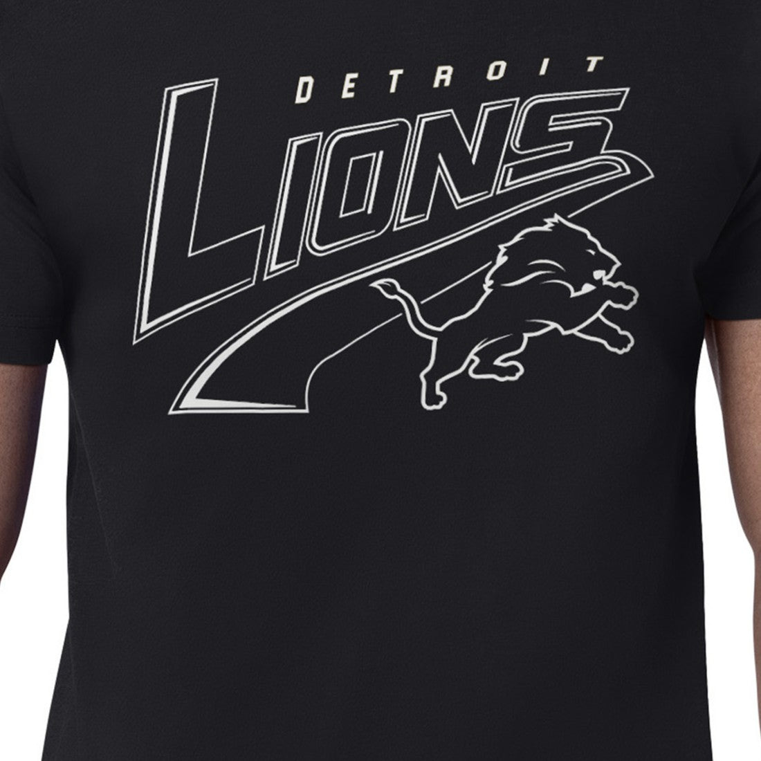 Starter Modern Tailsweep Graphic T-Shirt - Detroit Lions