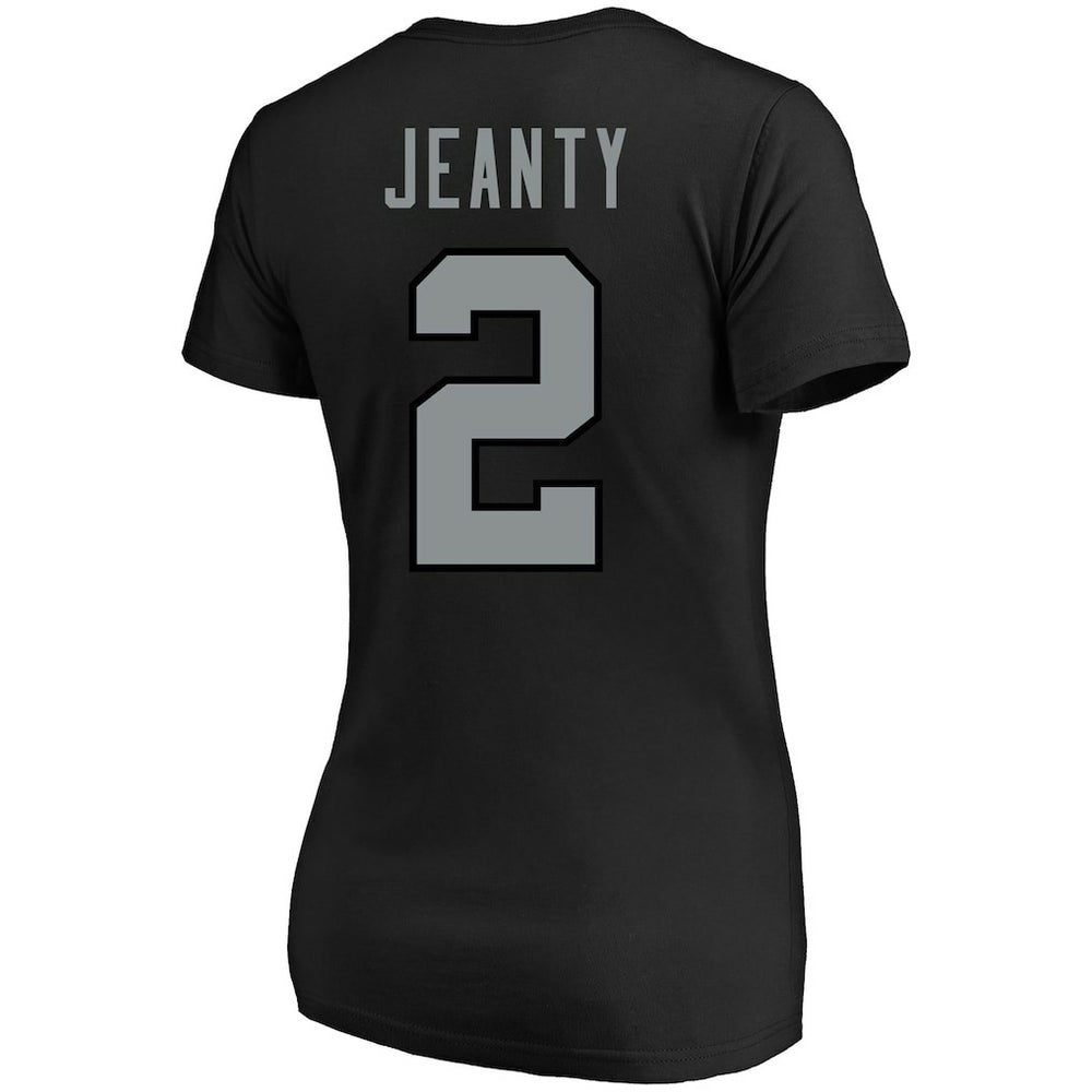 Ashton Jeanty  Women's Plus Size Name & Number T-Shirt - Las Vegas Raiders