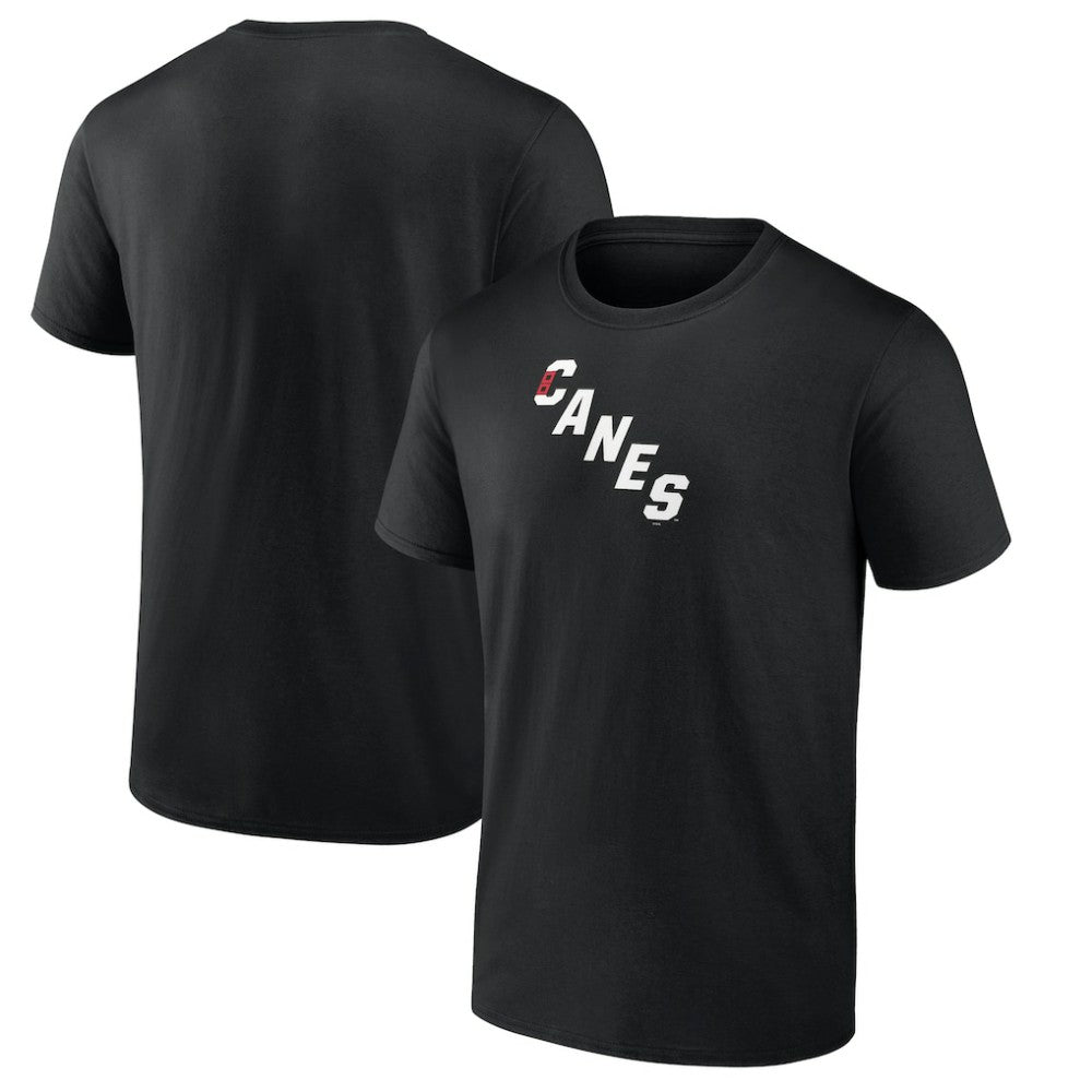 NHL Black Carolina Hurricanes Primary Logo T-Shirt