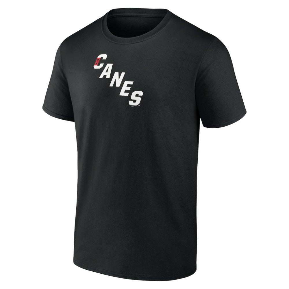 NHL Black Carolina Hurricanes Primary Logo T-Shirt