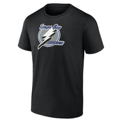 NHL Black Tampa Bay Lightning Primary Logo T-Shirt