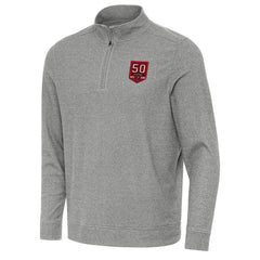 Antigua 50th Season Subtle Quarter-Zip Sweatshirt - Tampa Bay Buccaneers