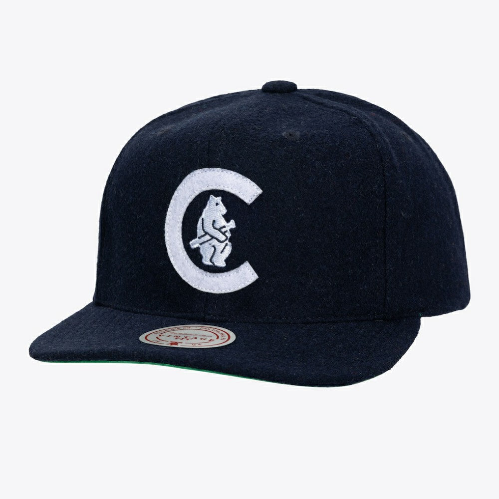 MLB Chicago Cubs Unisex Vintage Fit Melton Wool Adjustable Hat