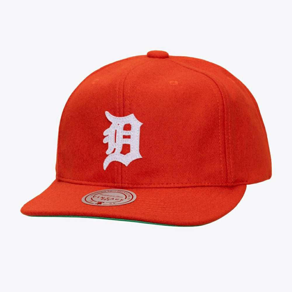 MLB Detroit Tigers Unisex Vintage Fit Melton Wool Adjustable Hat