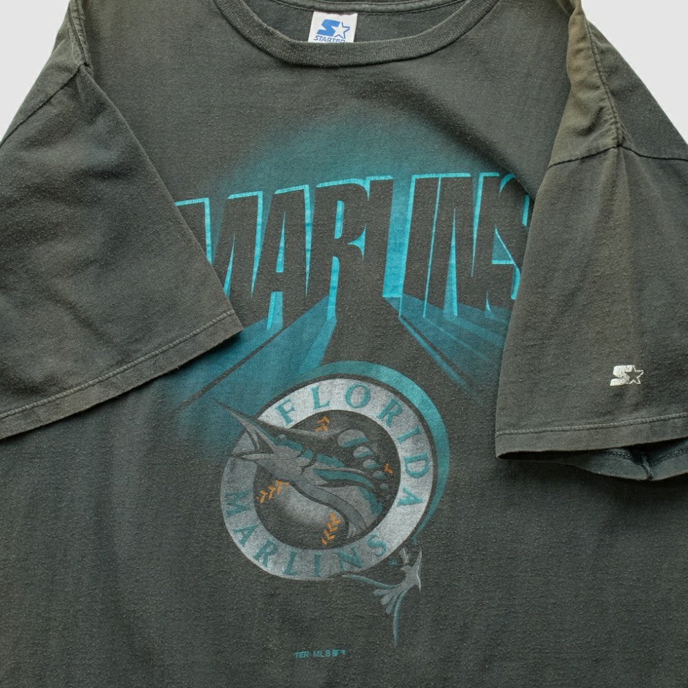 MLB Miami Marlins Starter 90s T-Shirt