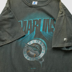 MLB Miami Marlins Starter 90s T-Shirt