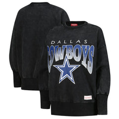 Women's Delineate Mineral Wash Crewneck Sweatshirt - Dallas Cowboys