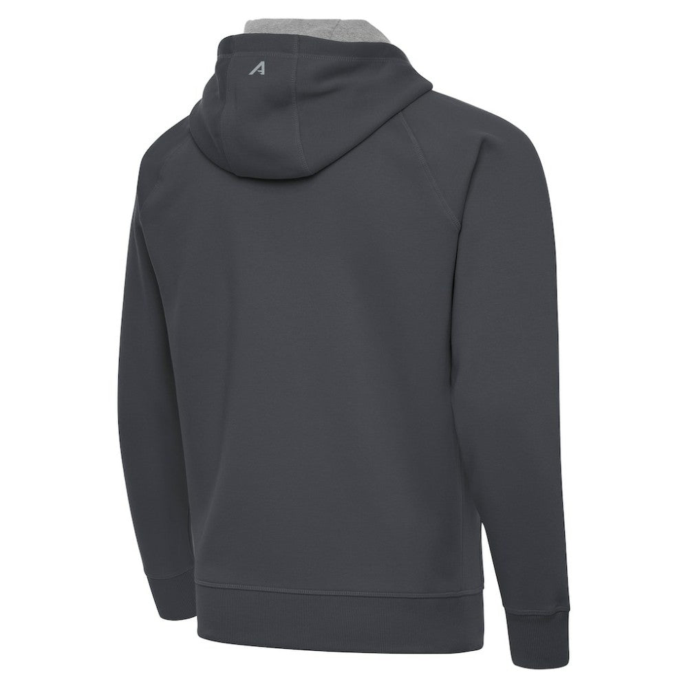 NHL Charcoal St. Louis Blues Antigua Victory Full-Zip Hoodie