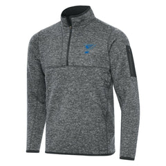NHL Heather Gray St. Louis Blues Antigua Fortune Quarter-Zip Pullover Jacket