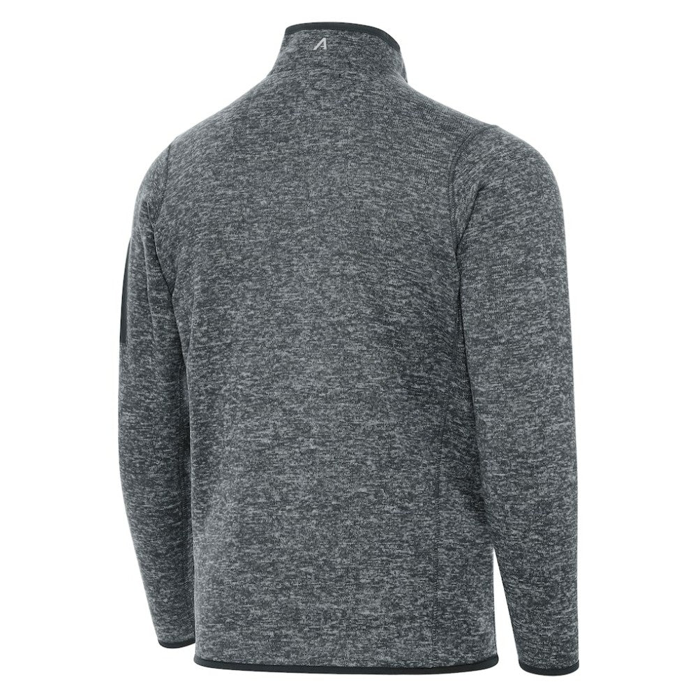 NHL Heather Gray St. Louis Blues Antigua Fortune Quarter-Zip Pullover Jacket