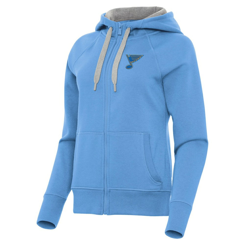 NHL Blue St. Louis Blues Antigua Women's Victory Full-Zip Hoodie