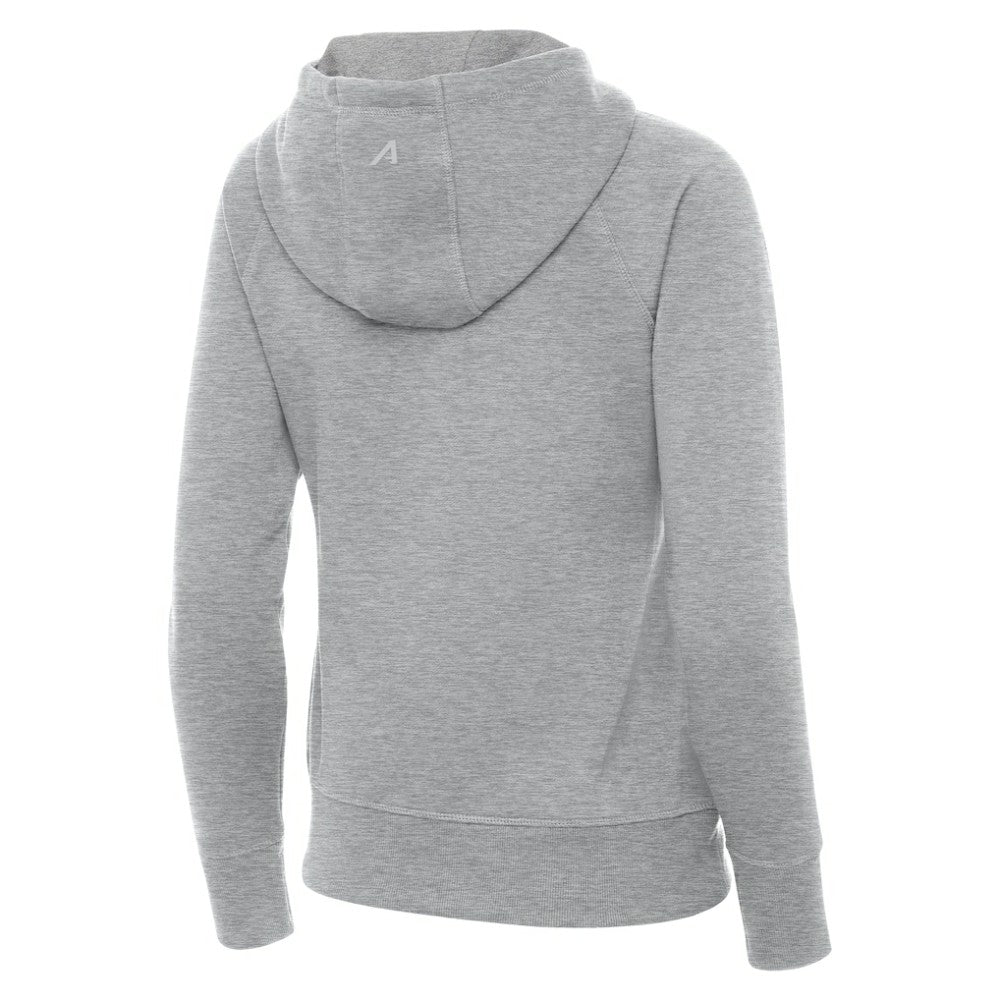 NHL Heather Gray St. Louis Blues Antigua Women's Victory Full-Zip Hoodie