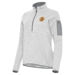 NHL Heather Gray Boston Bruins Antigua Women's Fortune Half-Zip Pullover