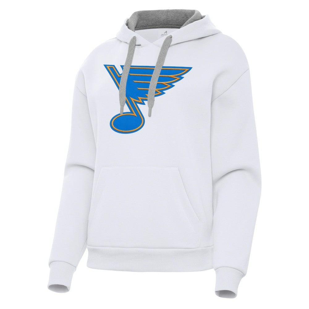 NHL White St. Louis Blues Antigua Women's Victory Pullover Hoodie