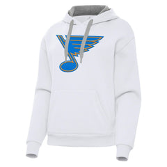 NHL White St. Louis Blues Antigua Women's Victory Pullover Hoodie
