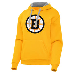 NHL Gold Boston Bruins Antigua Women's Victory Pullover Hoodie