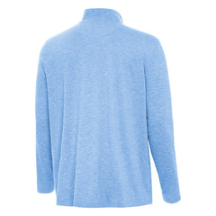 NHL Heather Blue St. Louis Blues Antigua Hunk Lightweight Quarter-Zip Pullover