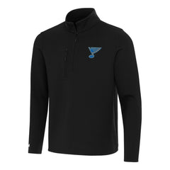 NHL Black St. Louis Blues Antigua Insider Quarter-Zip Pullover