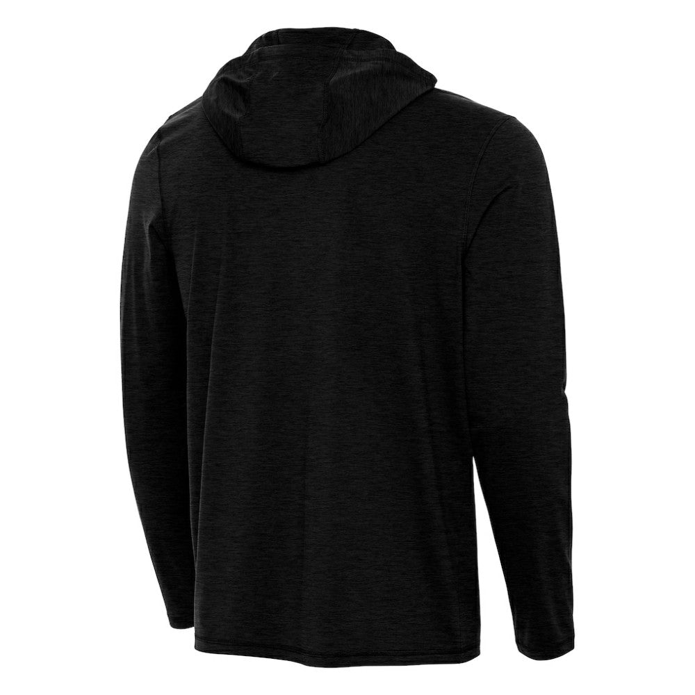 NHL Heather Black St. Louis Blues Antigua Tidy Quarter-Zip Hoodie