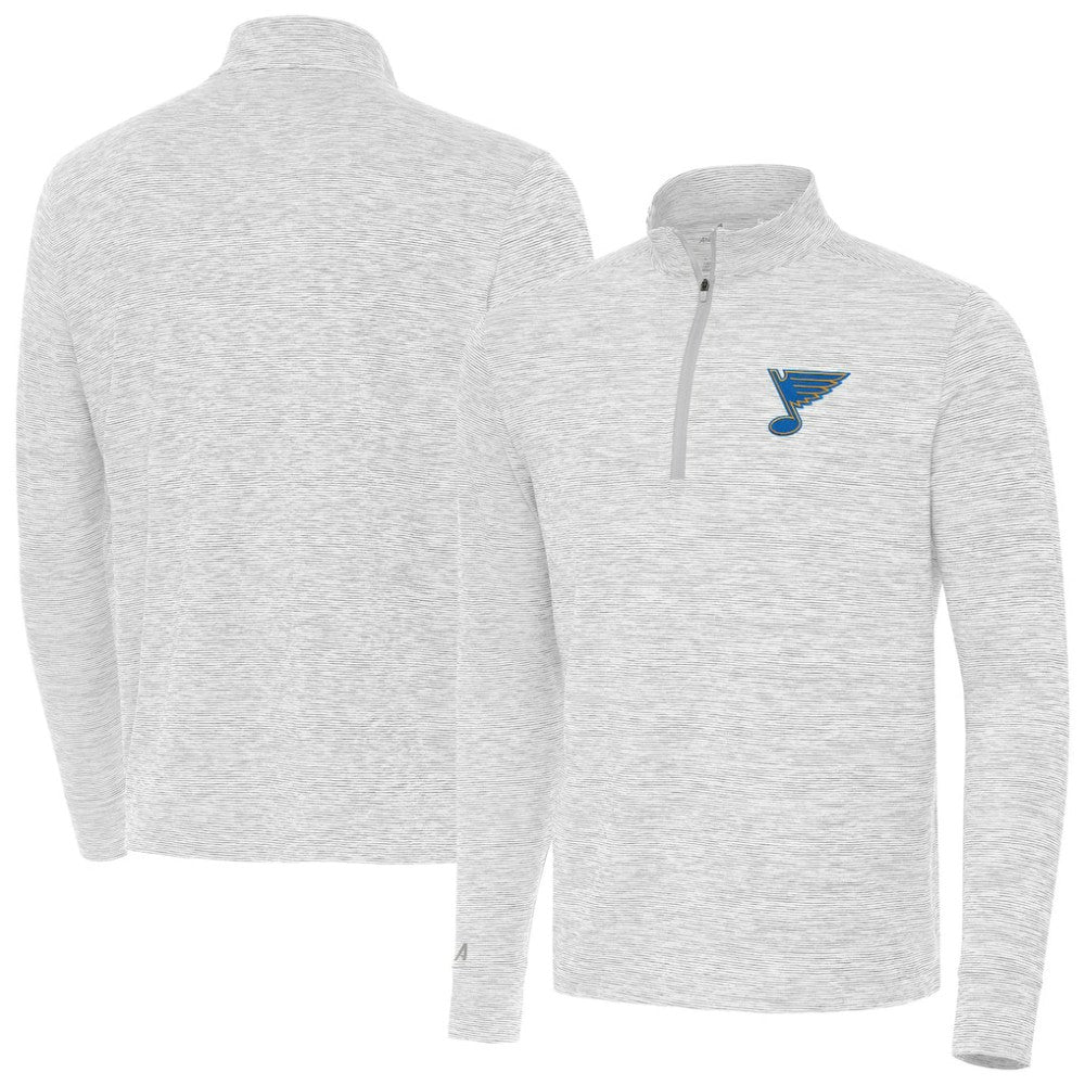 NHL Gray St. Louis Blues Antigua Cause Quarter-Zip Jacket