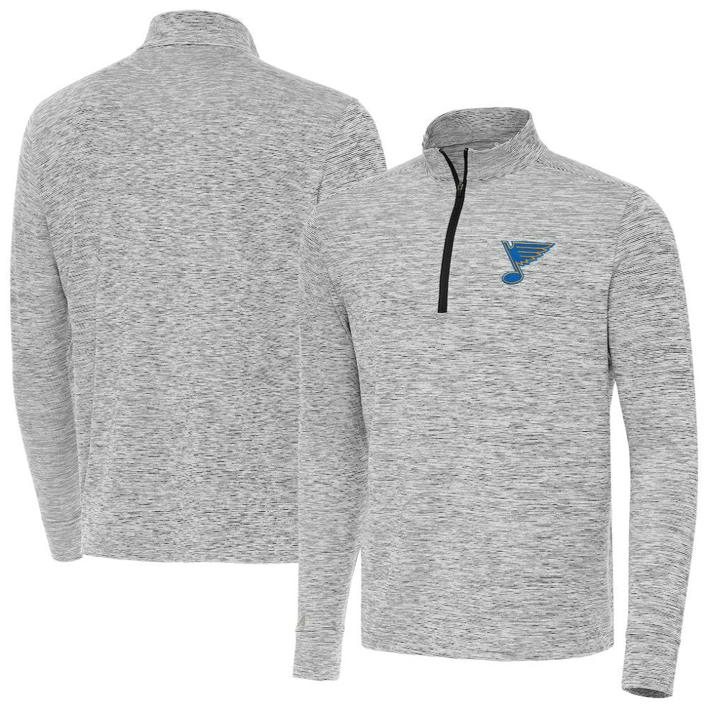 NHL Black St. Louis Blues Antigua Cause Quarter-Zip Jacket