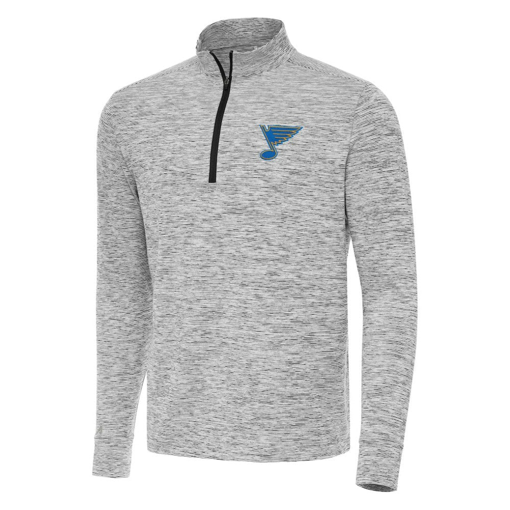 NHL Black St. Louis Blues Antigua Cause Quarter-Zip Jacket