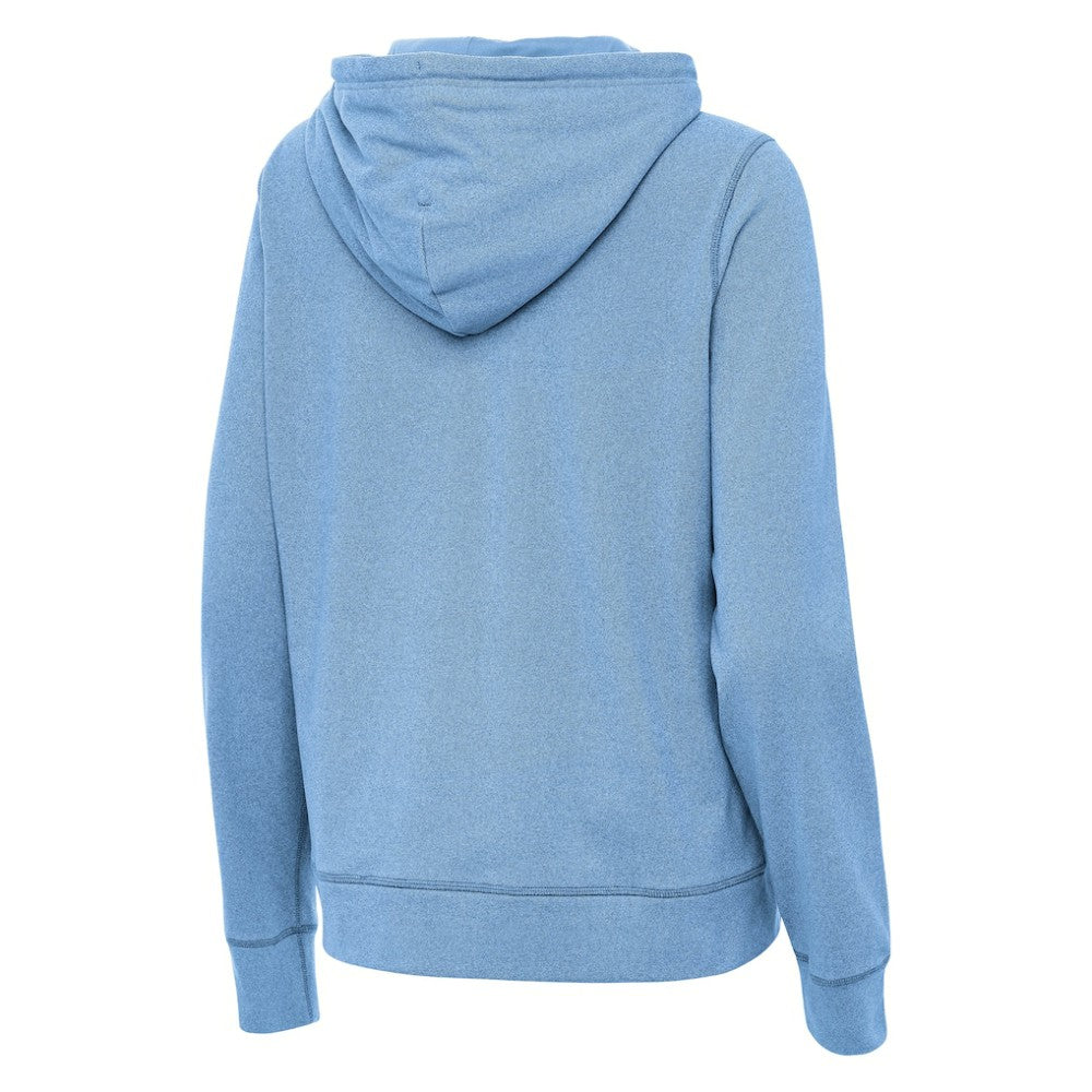 NHL Heather Blue St. Louis Blues Antigua Women's Justice Pullover Hoodie