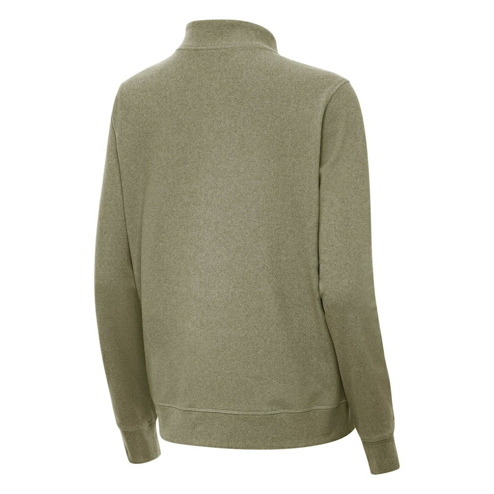 NHL Olive St. Louis Blues Antigua Women's Crush Quarter-Zip Pullover