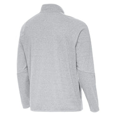 NHL Heather Gray Boston Bruins Antigua Certain Tri-Blend Quarter-Zip Top