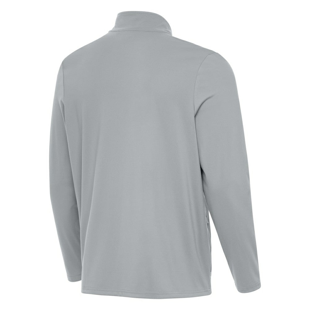 NHL Gray Boston Bruins Antigua Perilous Quarter-Zip Sweatshirt
