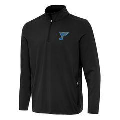 NHL Black St. Louis Blues Antigua Perilous Quarter-Zip Sweatshirt