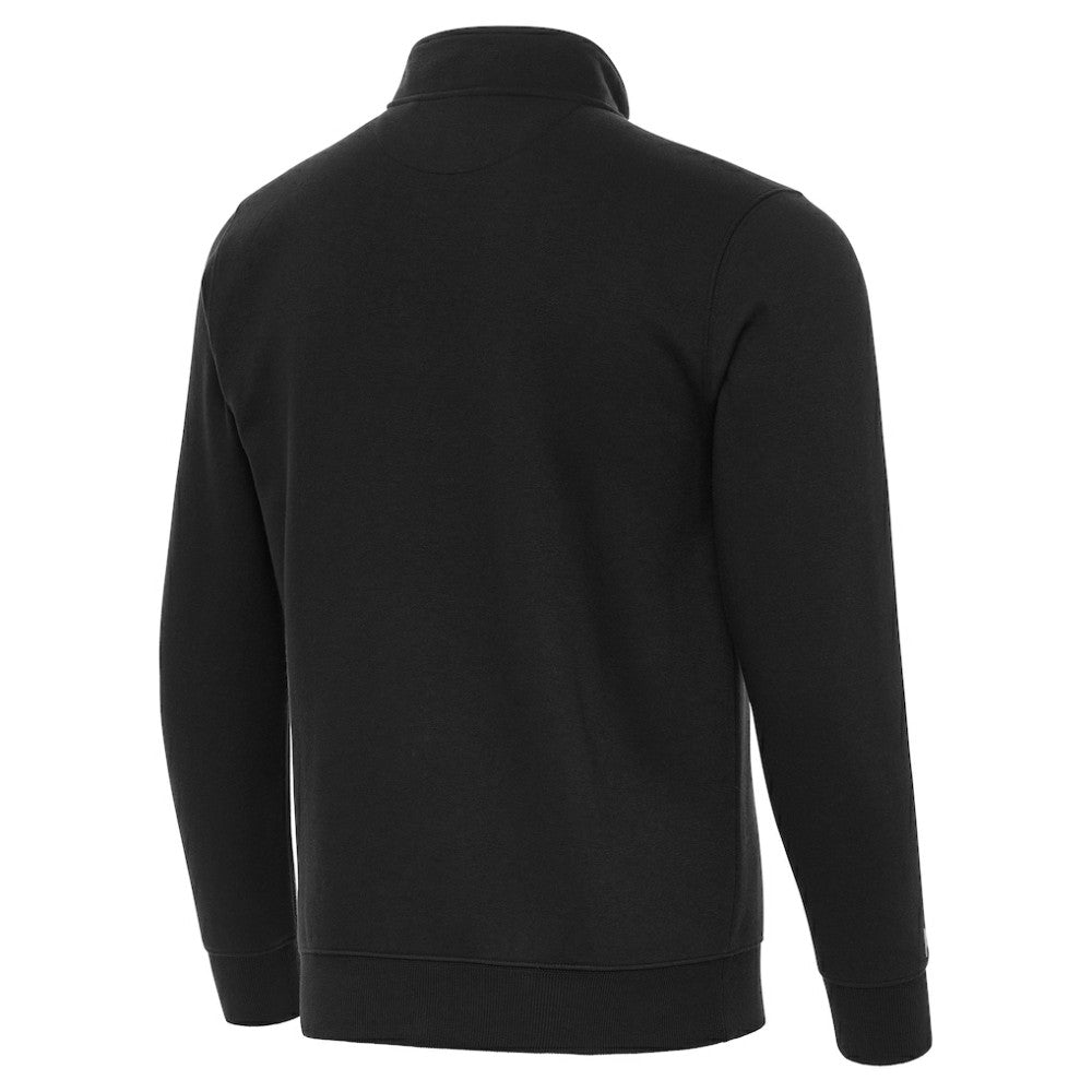 NHL Black Boston Bruins Antigua Victory Quarter-Zip Pullover Top