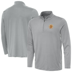 NHL Gray Boston Bruins Antigua Reprocess Quarter-Zip Pullover