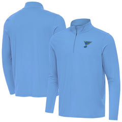 NHL Blue St. Louis Blues Antigua Intent Quarter-Zip Top