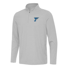 NHL Gray St. Louis Blues Antigua Twine Quarter-Zip Pullover