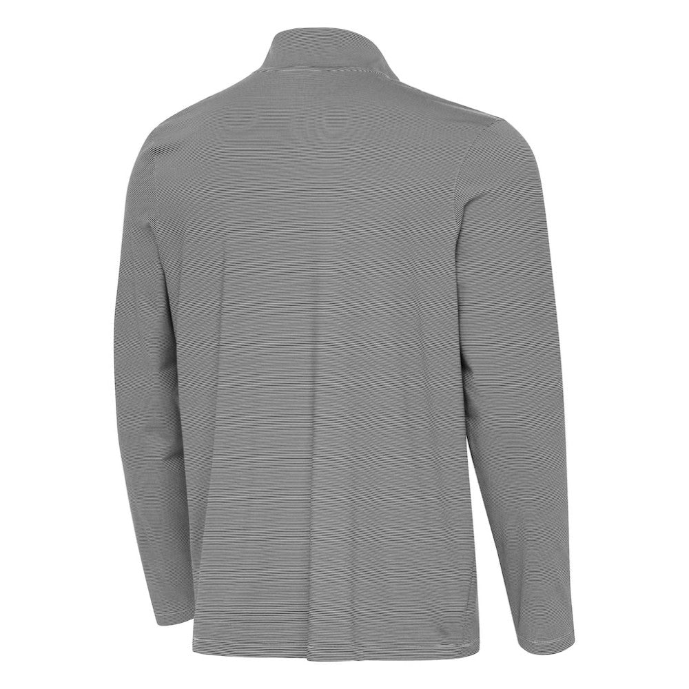 NHL Black Boston Bruins Antigua Twine Quarter-Zip Pullover