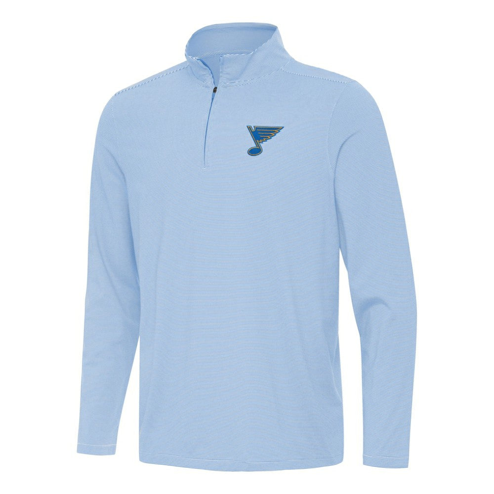 NHL Blue St. Louis Blues Antigua Twine Quarter-Zip Pullover