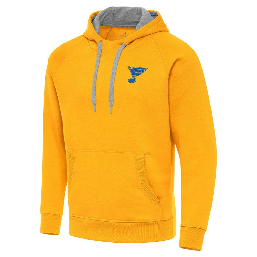 NHL Gold St. Louis Blues Antigua Victory Pullover Hoodie