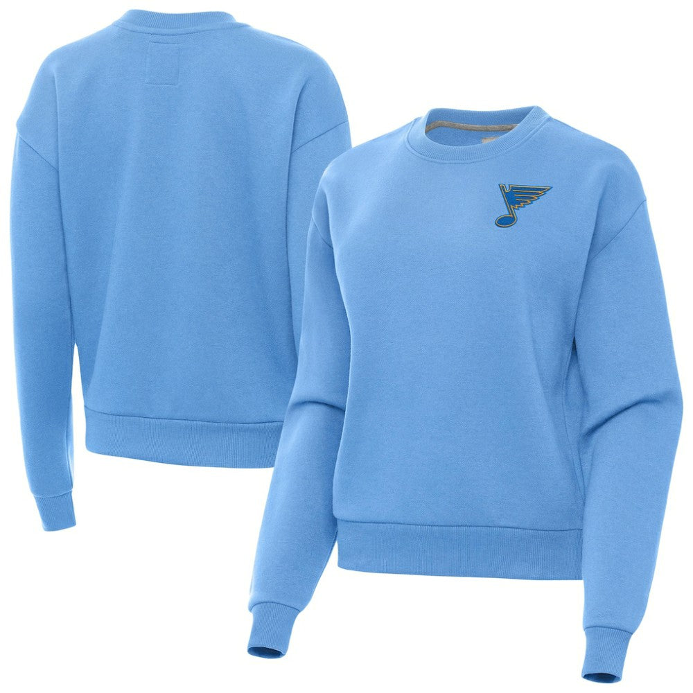 NHL Blue St. Louis Blues Antigua Women's Victory Pullover Sweatshirt