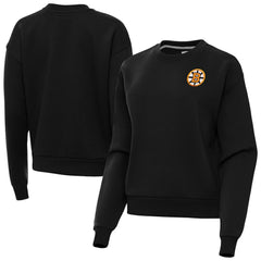 NHL Black Boston Bruins Antigua Women's Victory Pullover Sweatshirt