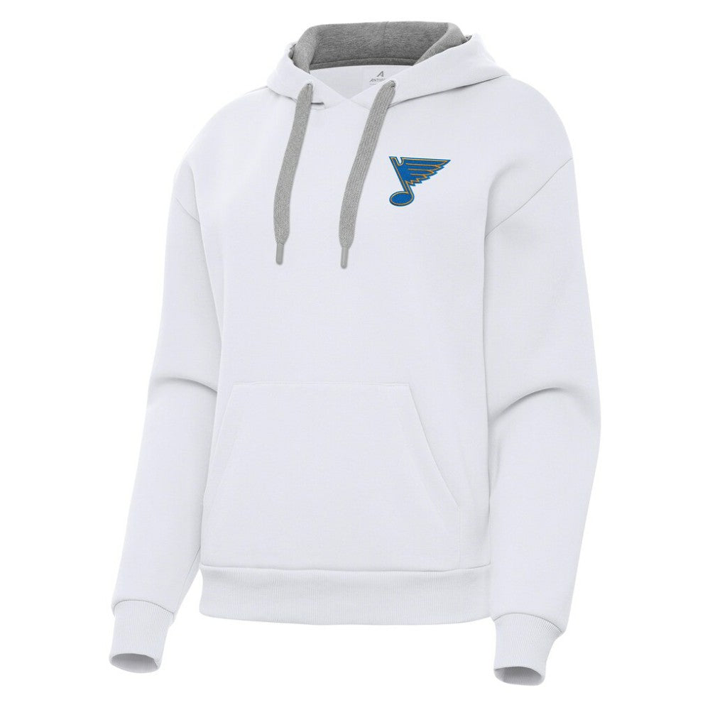 NHL White St. Louis Blues Antigua Women's Victory Pullover Hoodie