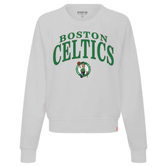NBA Boston Celtics Sportiqe Women's Genuine Issue Collection Ashlyn Cropped Sweatshirt