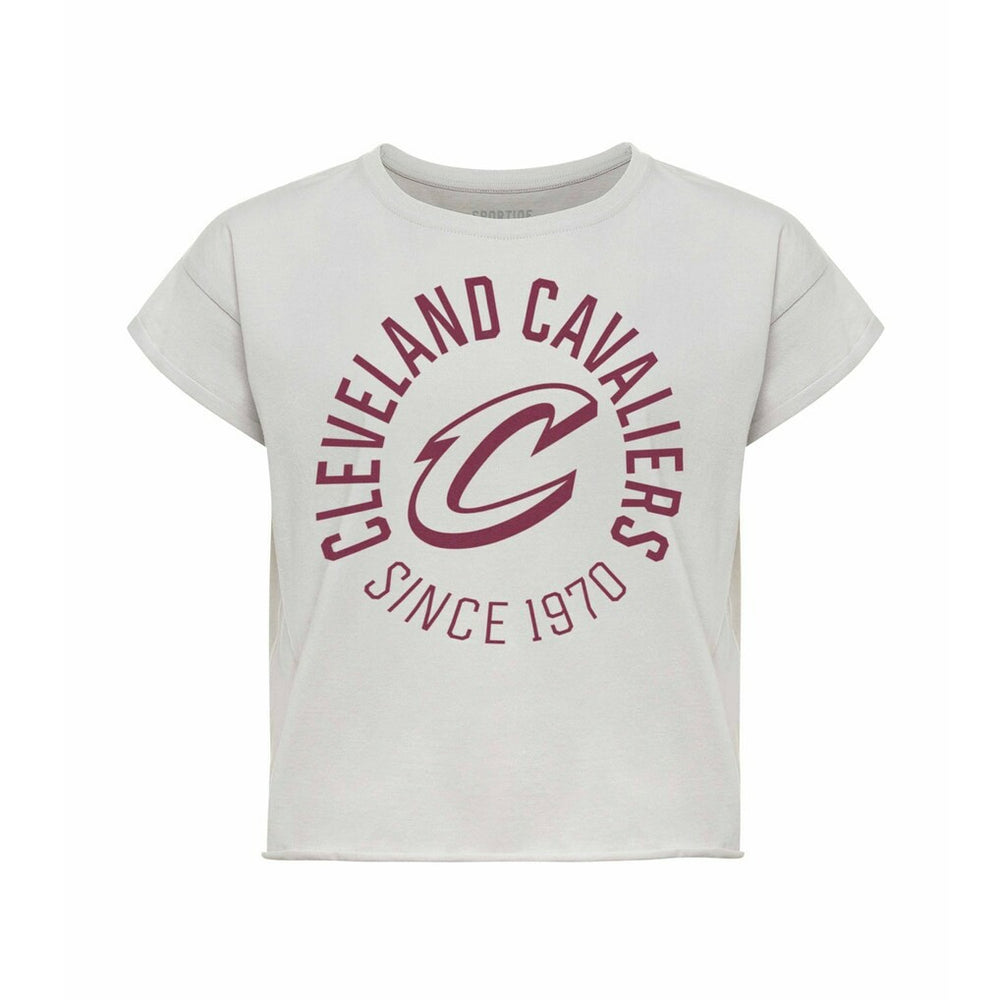 NBA Cleveland Cavaliers Sportiqe Women's Cropped Genuine Issue Collection Alana T-Shirt sale