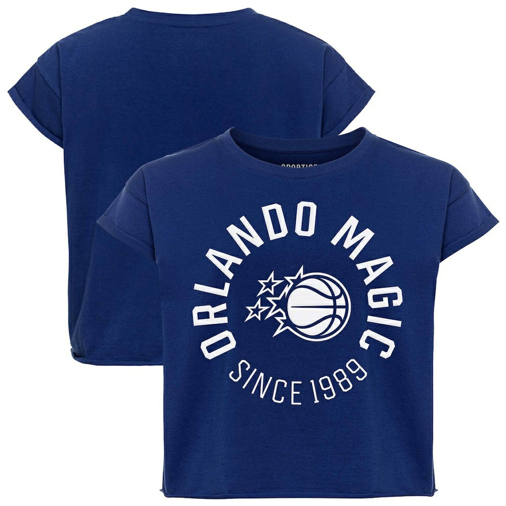 NBA Orlando Magic Sportiqe Women's Cropped Genuine Issue Collection Alana T-Shirt