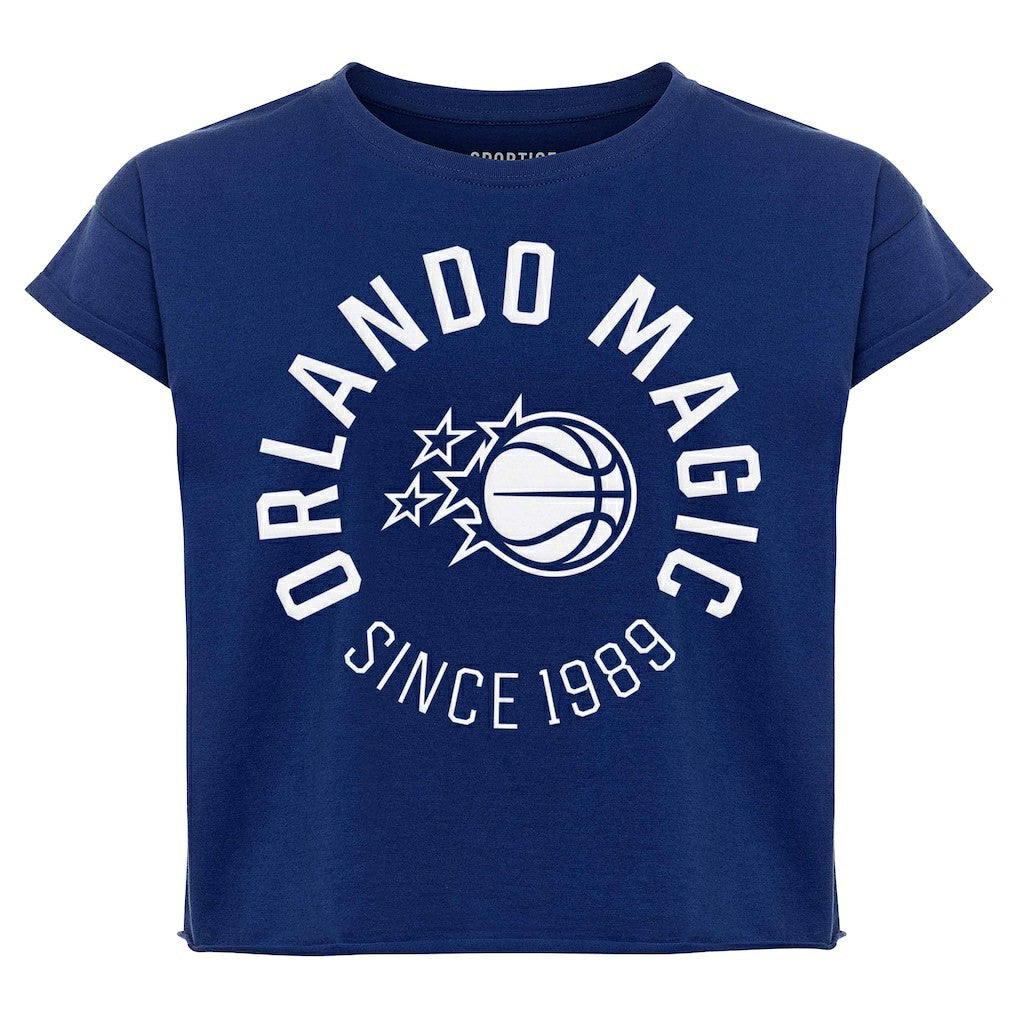 NBA Orlando Magic Sportiqe Women's Cropped Genuine Issue Collection Alana T-Shirt
