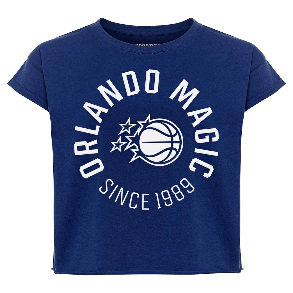 NBA Orlando Magic Sportiqe Women's Cropped Genuine Issue Collection Alana T-Shirt