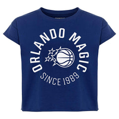 NBA Orlando Magic Sportiqe Women's Cropped Genuine Issue Collection Alana T-Shirt